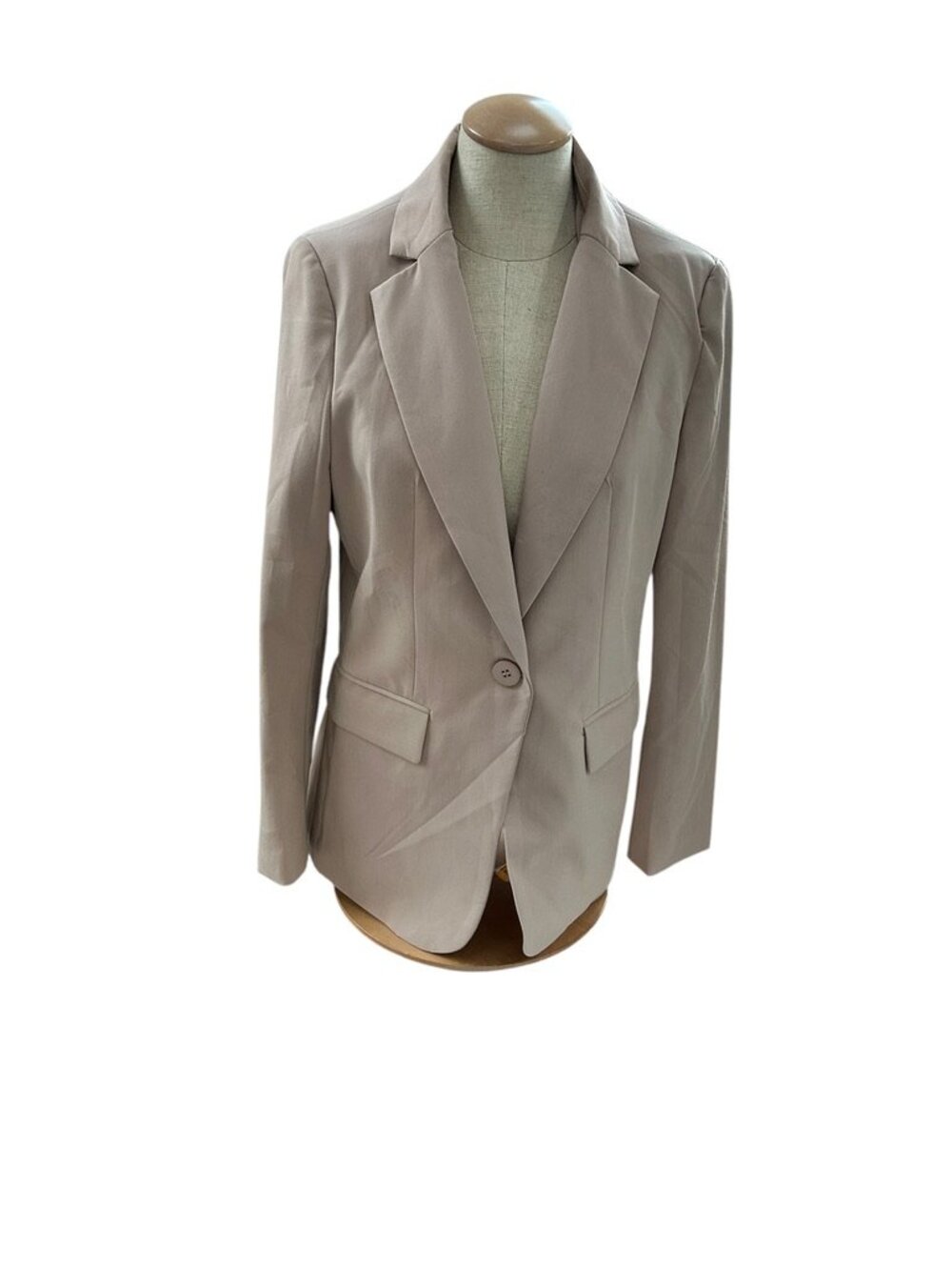 Cicy Bell NEW NWT khaki oversized Spring Blazer jacket M